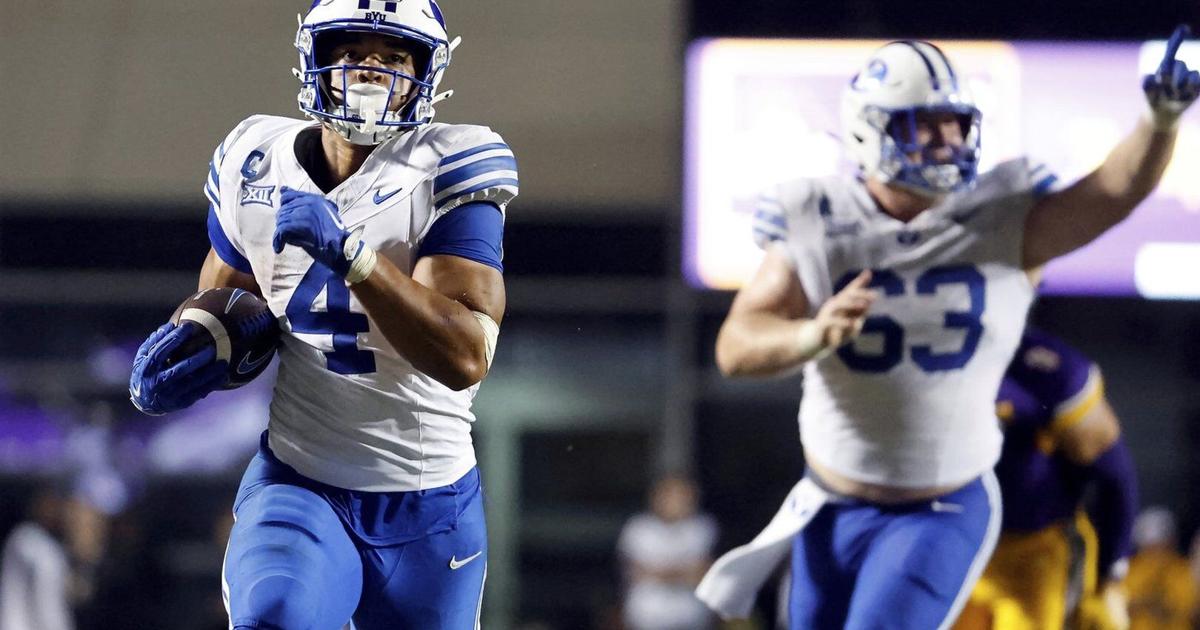 No. 25 BYU finding success behind improved running attack