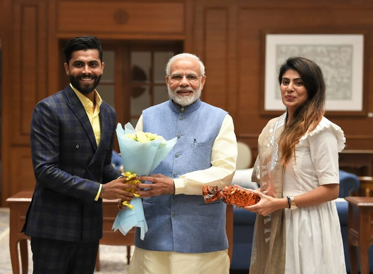 ഗുജറാത്തിൽ വിദ്യാഭ്യാസ മന്ത്രിയായി രവീന്ദ്ര ജഡേജയുടെ ഭാര്യ റിവാബ ജഡേജ