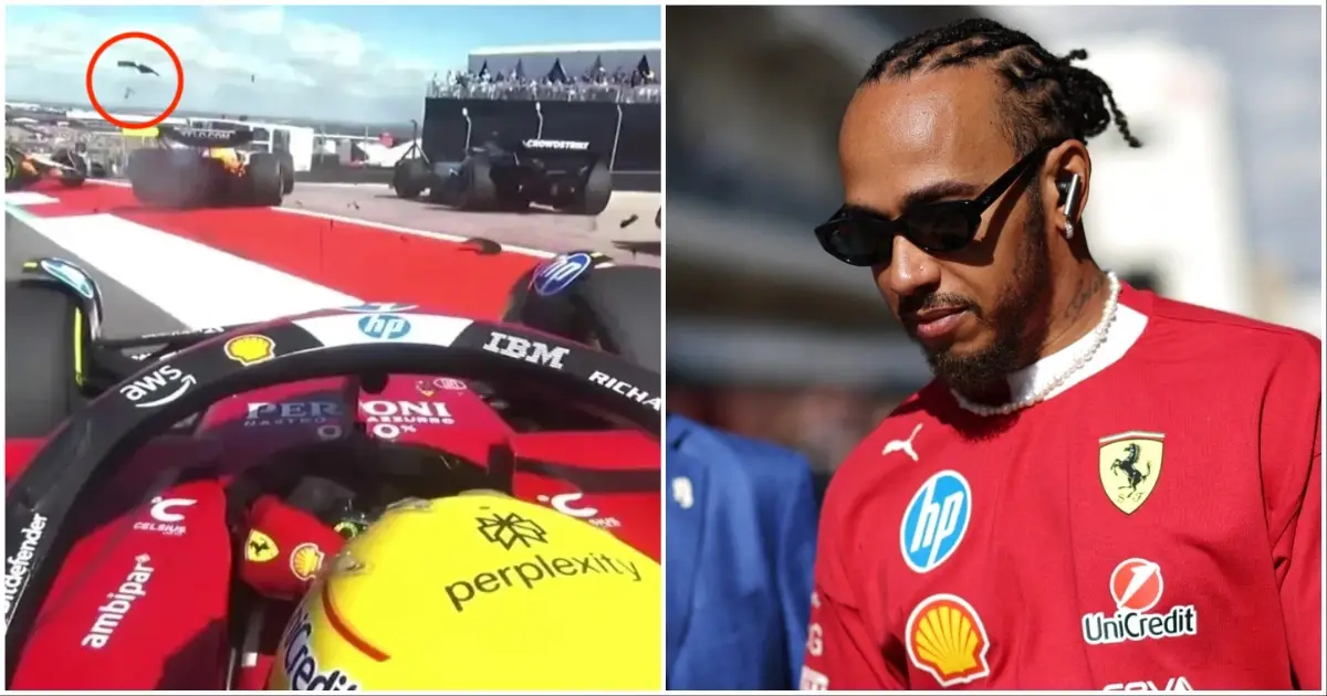 Lewis Hamilton's 'Life Was Saved' by Halo During Terrifying US GP Moment