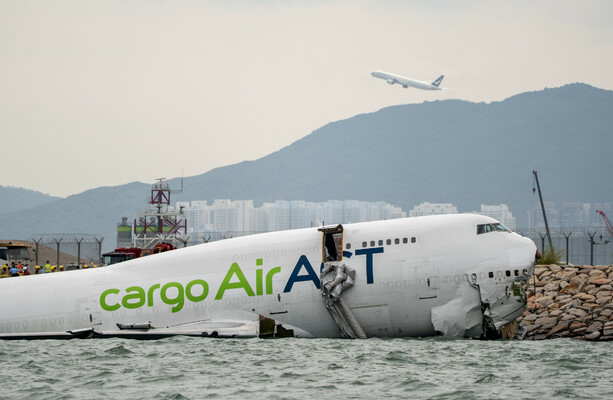 Plane that skidded off Hong Kong runway made emergency landing in Shannon in 2021