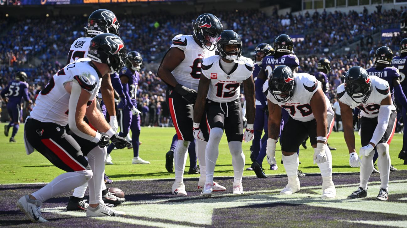 Texans pay homage to Ray Lewis, Victor Cruz after coach encourages team to celebrate TDs