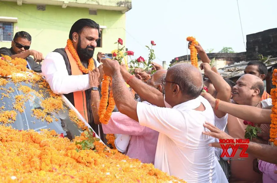 Munger: Bihar Deputy CM Samrat Choudhary Campaigns in Tarapur #Gallery