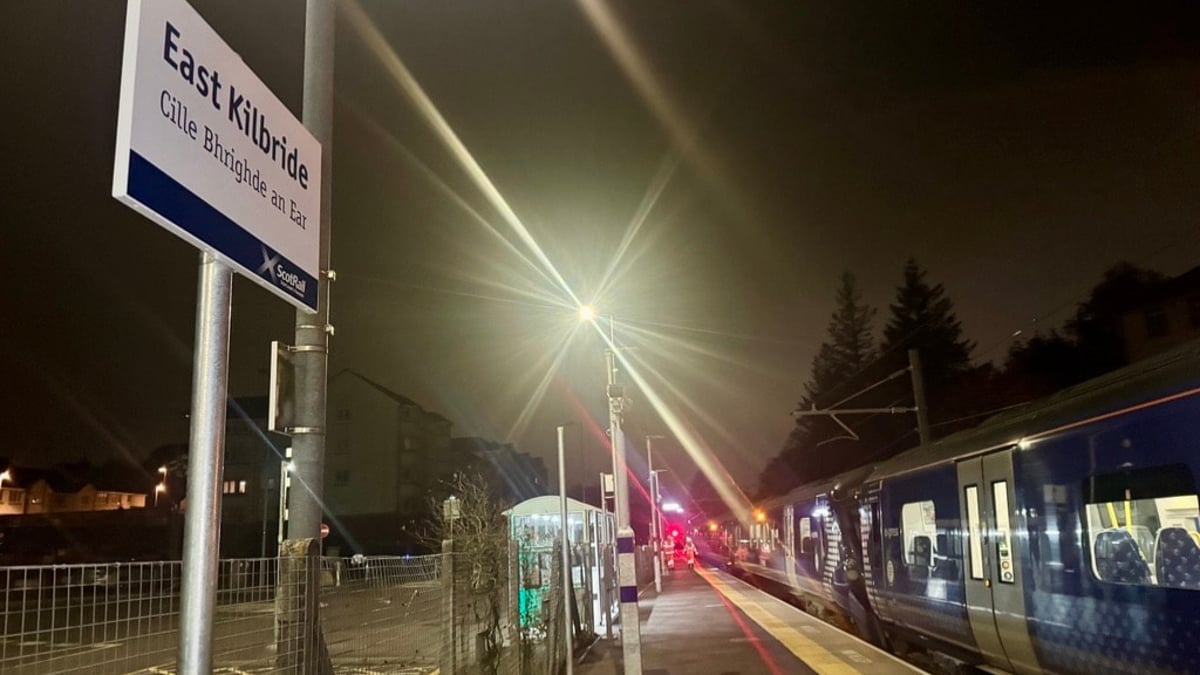First test run for electric trains on East Kilbride line mark historic milestone