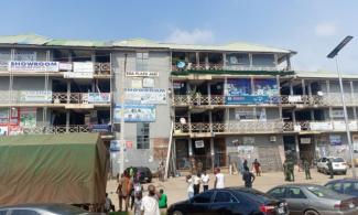 BREAKING: Police Crack Down On Abuja’s Building Materials Plaza With Tear Gas, Forcing Traders To Flee