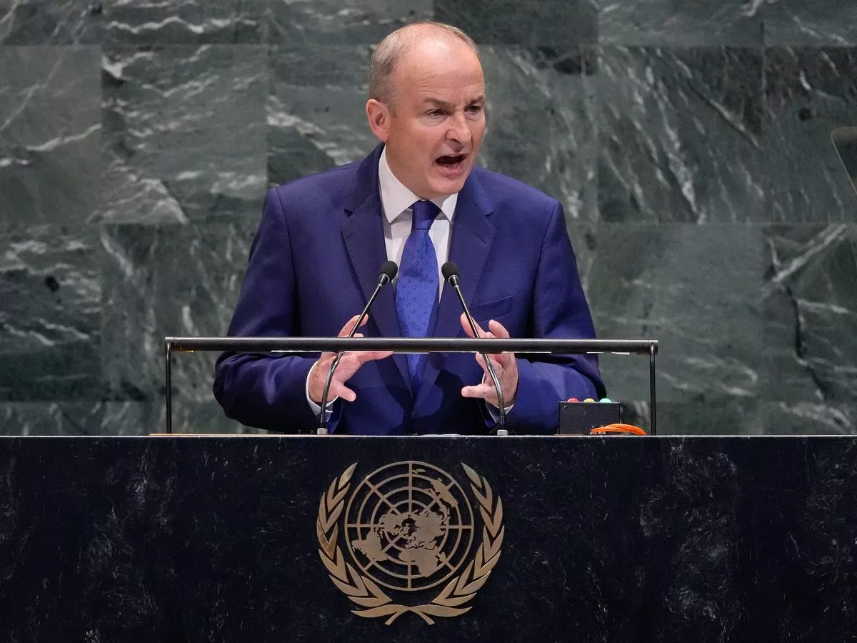 Micheal Martin gives Ireland's response as Benjamin Netanyahu lectures the world on Gaza genocide