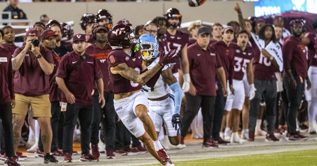 Ayden Greene growing into role as Hokies' top receiver