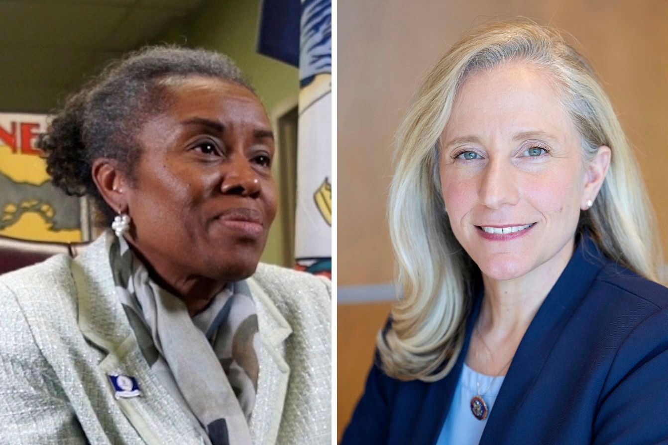 Sears and Democrat Abigail Spanberger spar over abortion in Virginia