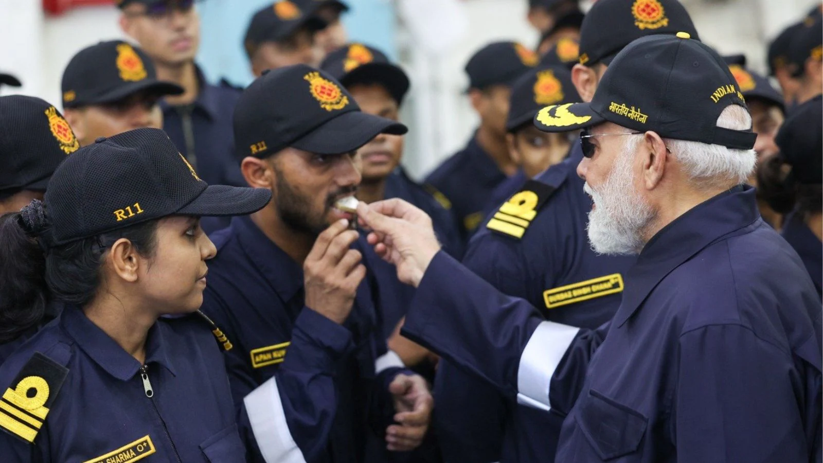 A Special Diwali For PM Modi On Board INS Vikrant