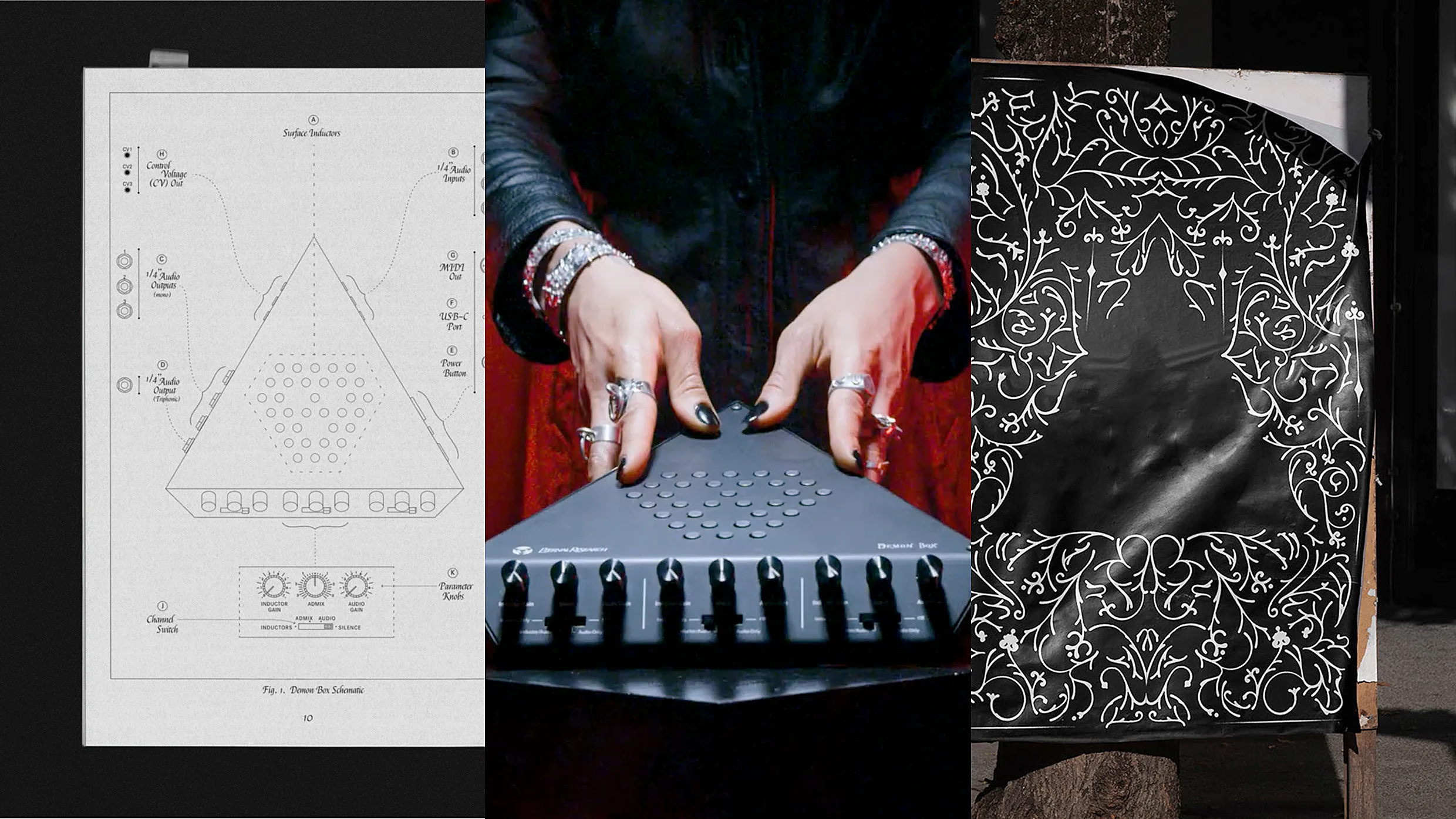 This futuristic new musical instrument's branding is inspired by Victorian-era design