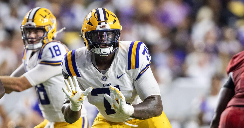 Will LSU's top LT miss time with injury? Here's the latest.