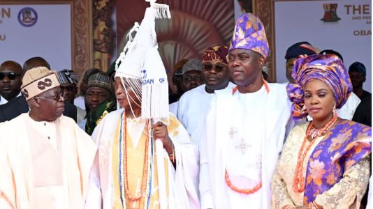 Olubadan: Your Suffering Has Yielded Progress, Growth, Tinubu Tells Nigerians, As Makinde Presents Instruments Of Office To Oba Ladoja