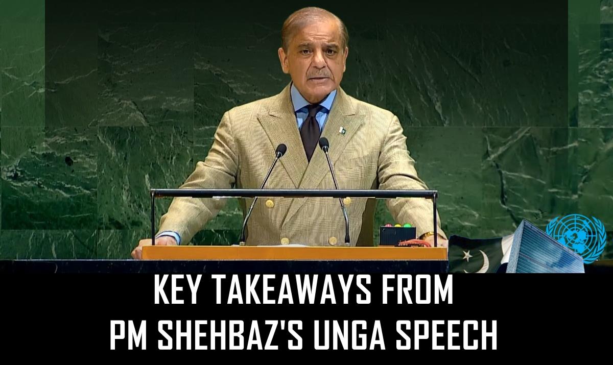 Key Takeaways from Pak PM Shehbaz Sharif’s address at UNGA