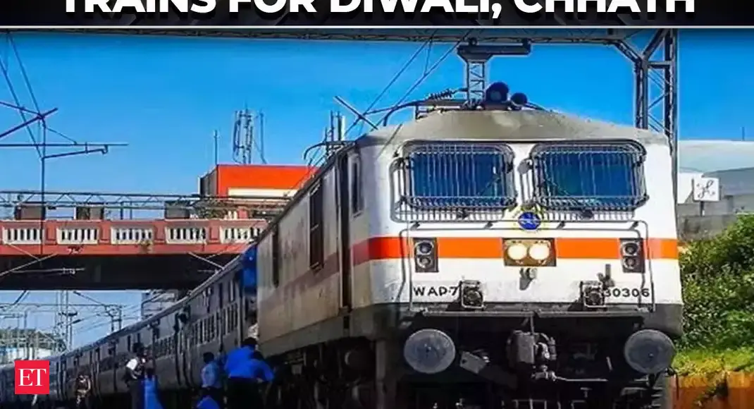 Indian Railways to operate 12,000 Trains for Diwali and Chhath Puja rush