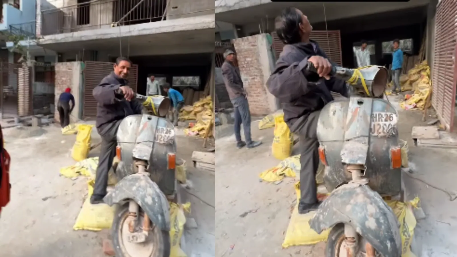 ‘AI Vs Desi Technology:’ Haryana Man Turns Scooter Into A DIY Crane, Internet Declares ‘Paaji, Aap Genuine Ho’ | Video