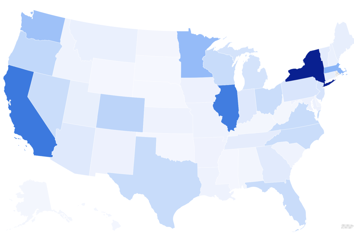‘No Kings’ Map Estimates Highest, Lowest Turnout by State
