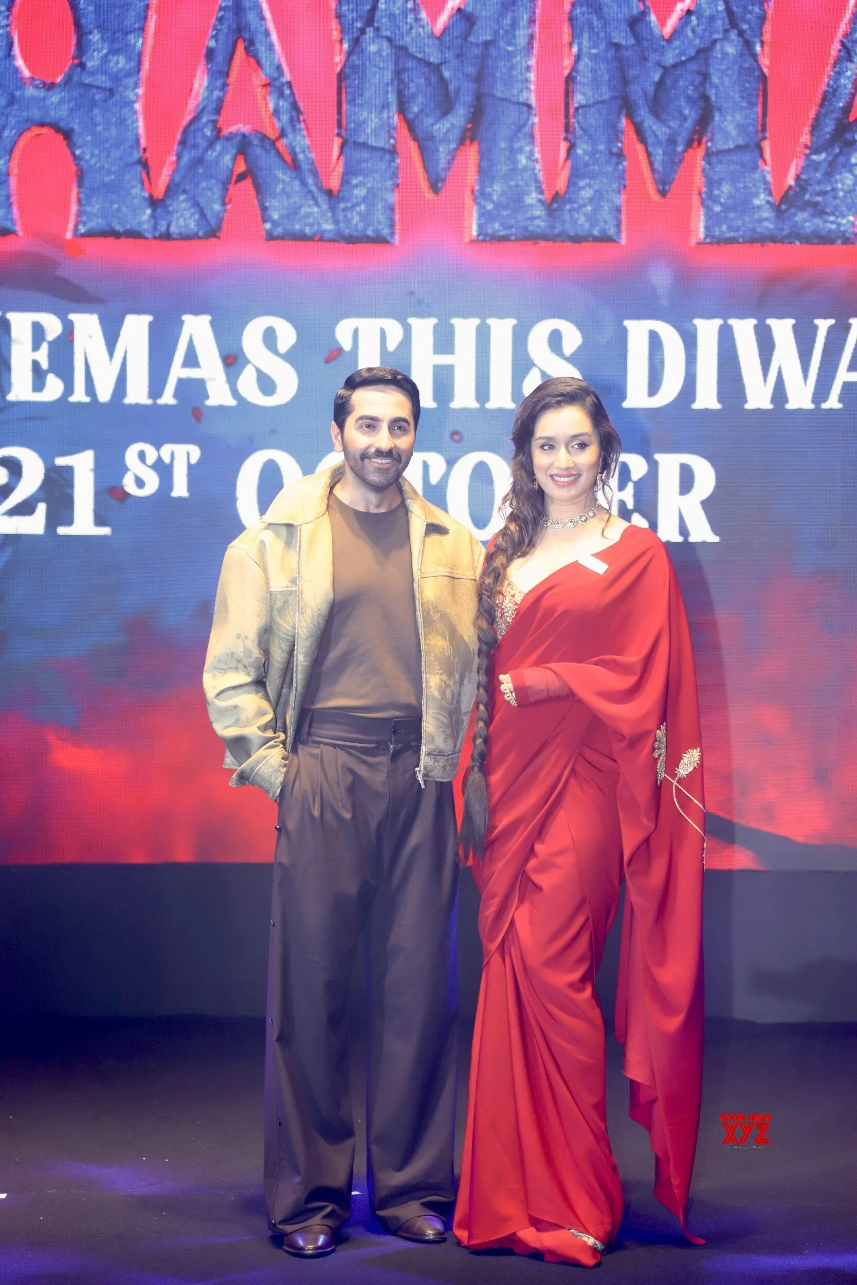 Ayushmann Khurrana, Shraddha Kapoor, Dinesh Vijan, And Other Celebs At The Grand Trailer Launch Of Thamma – Gallery