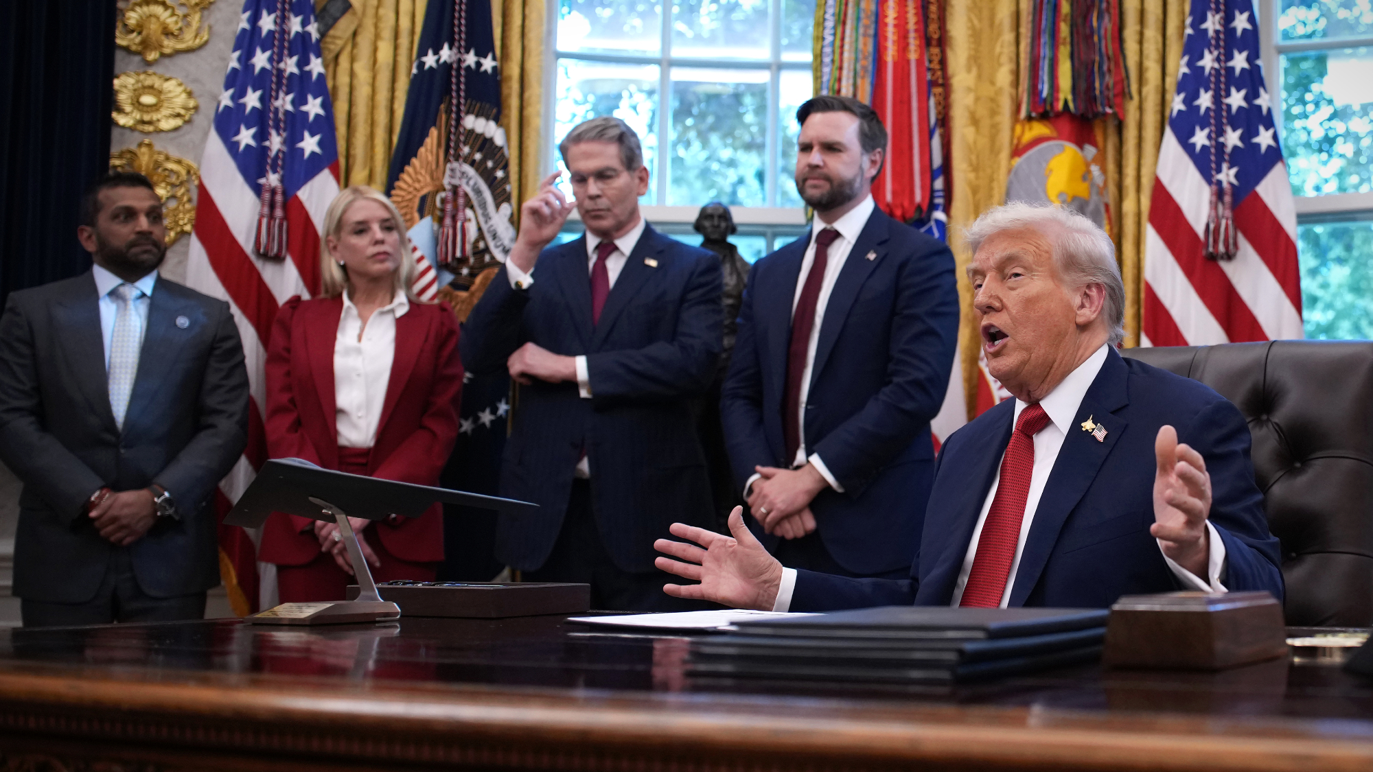 Trump declares new tariffs on drugs, trucks, furniture
