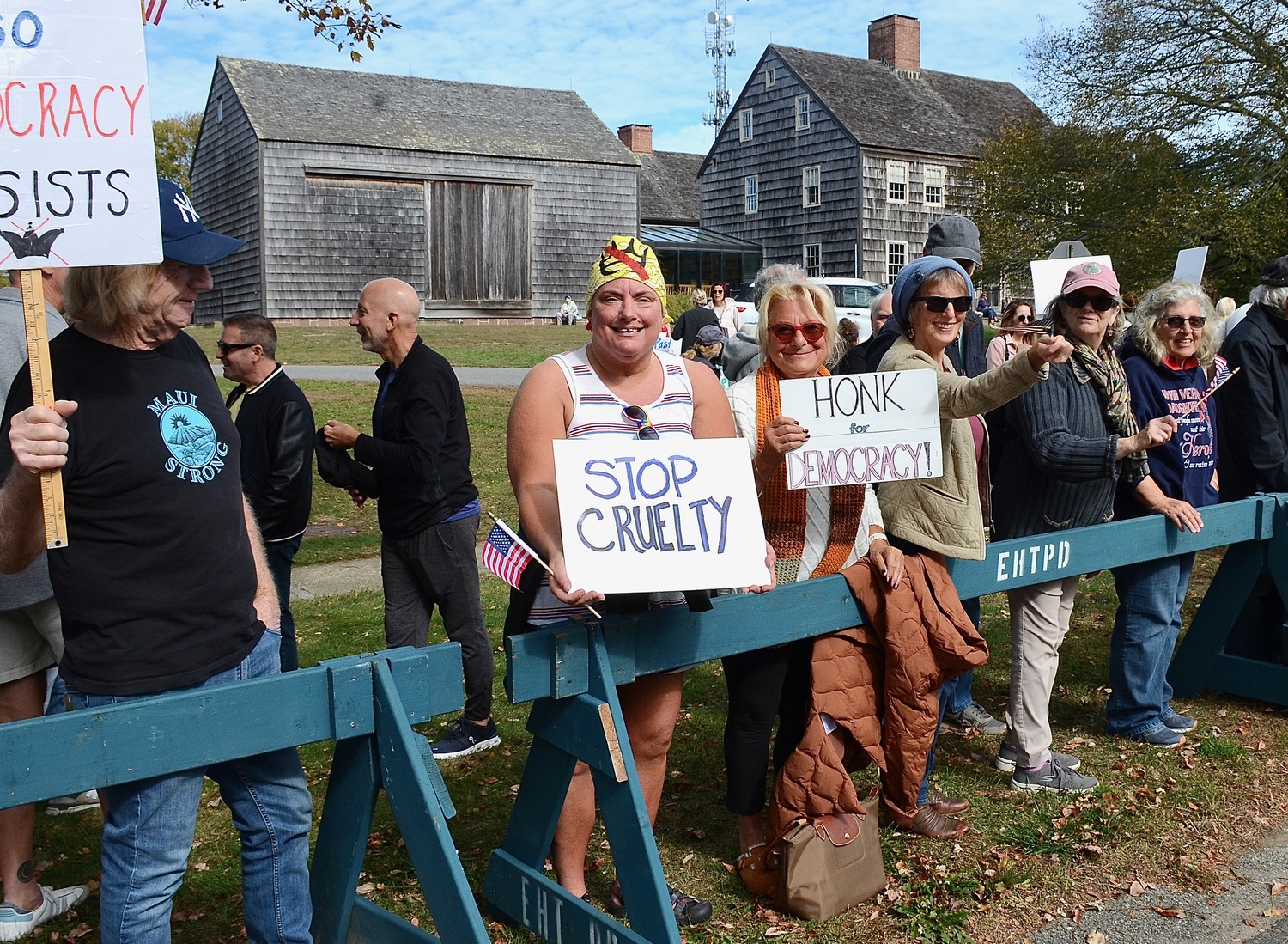 PHOTOS: 'No Kings' Rally Held In East Hampton