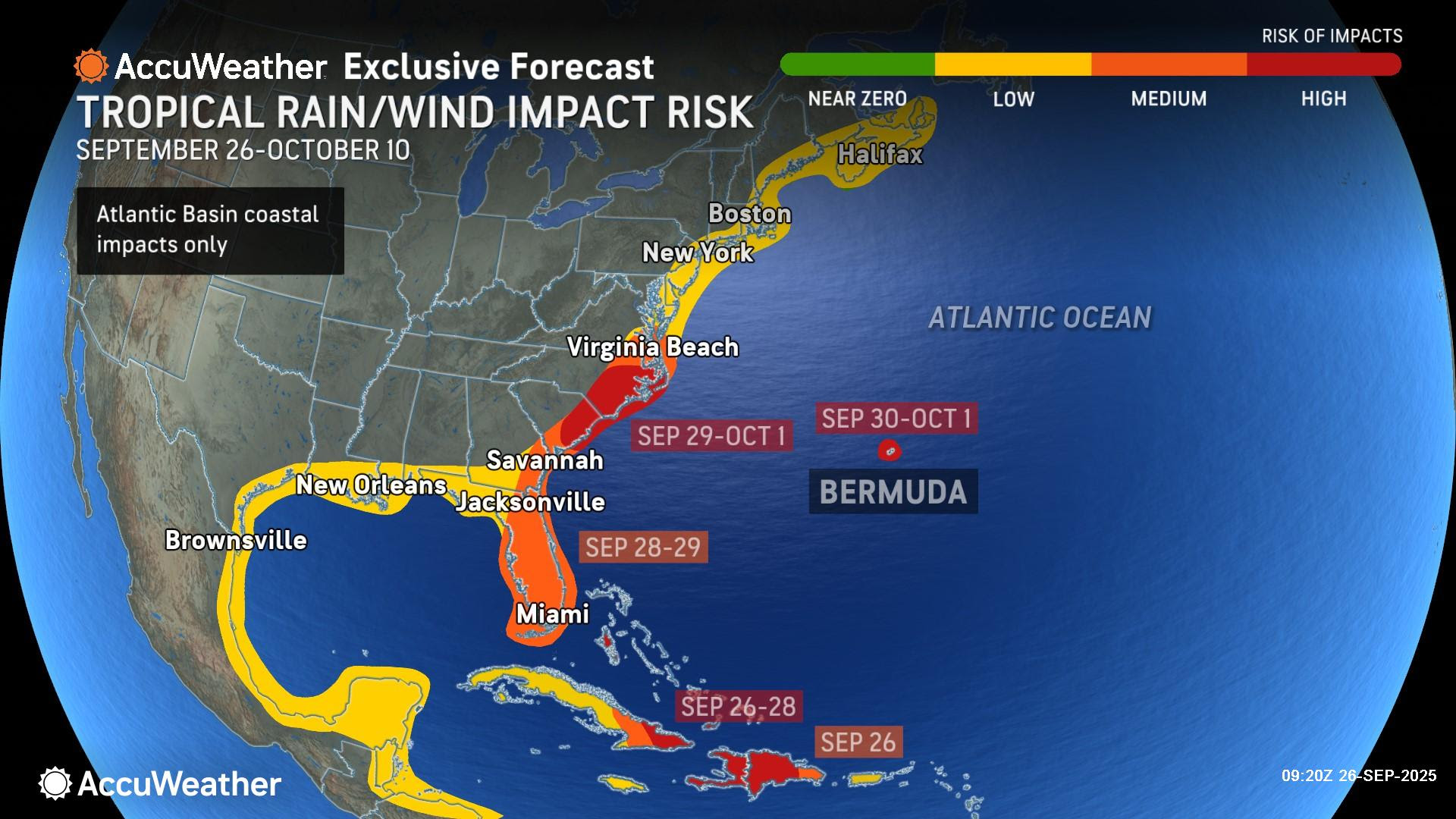 Southeast U.S. should prepare now for potential tropical wind and rain impacts early next week