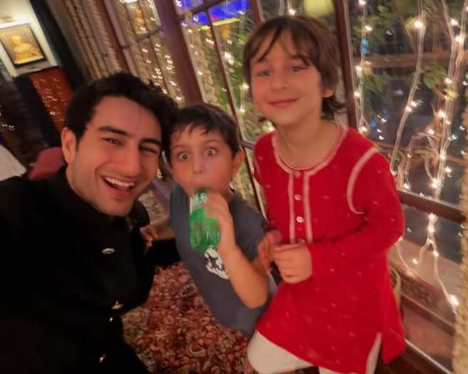 "Teen bhai teeno tabaahi": Ibrahim Ali Khan's Diwali post with Taimur and Jeh is breaking the internet