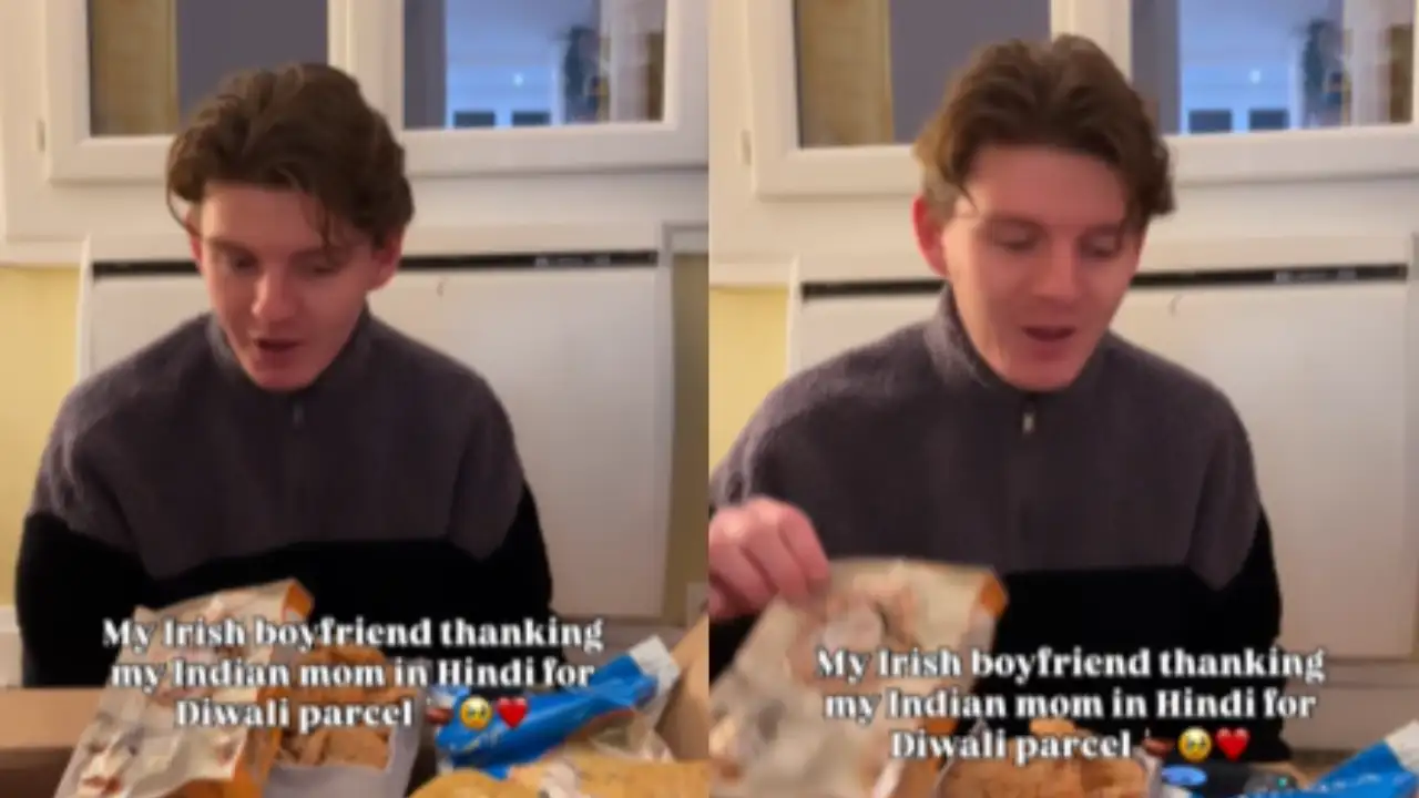 ‘Shukriya, Very Sundar’: Irish Man Thanks Indian Girlfriend's Mother For Diwali Gifts In Adorably Broken Hindi