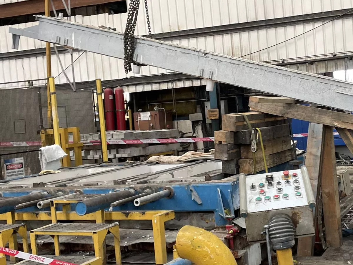 Crushed factory worker trapped for '22 minutes' under 1.5-tonne hydraulic arm