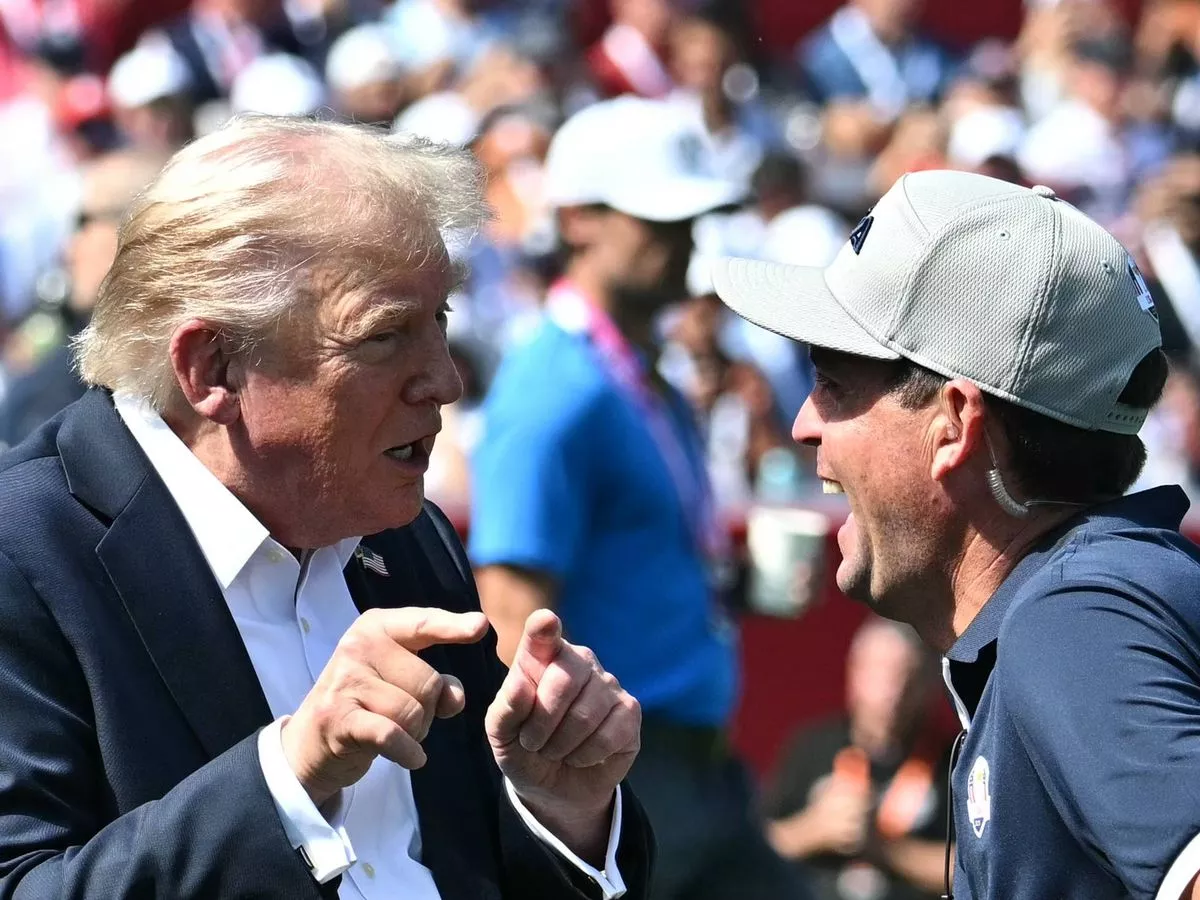 Ryder Cup USA stars shamelessly suck up to Donald Trump after disastrous start