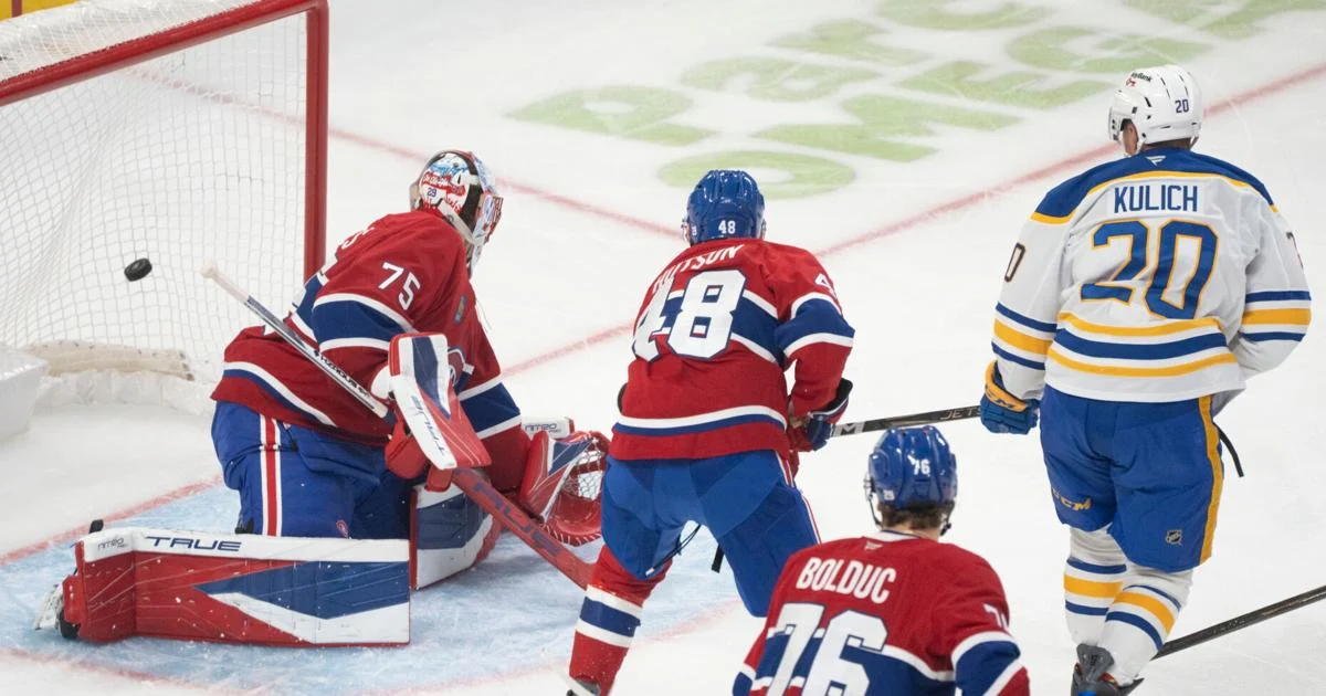 Buffalo Sabres fall short early, in 4-2 loss at Montreal