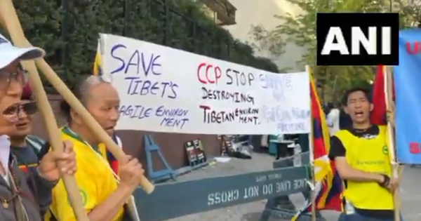 "China out of Tibet now": Tibetan activists protest outside UN, call for global support