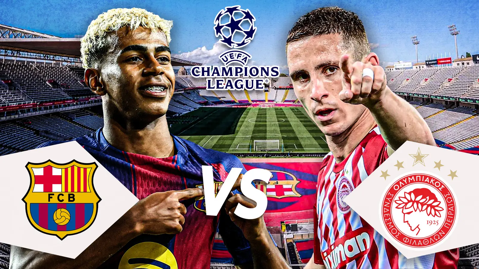 Barcelona vs Olympiacos Lineups: Team News, Predicted Starting XI for Champions League Game