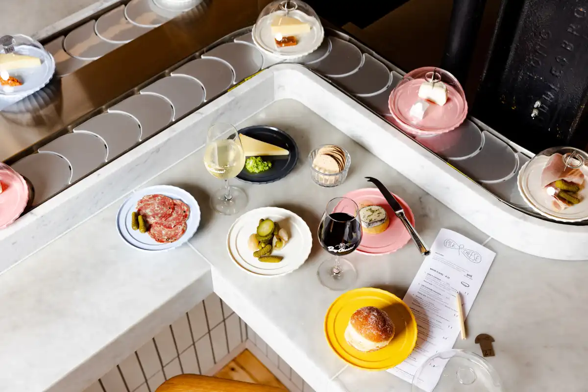 London-born Pick & Cheese will bring conveyor belt cheese restaurant to New York City