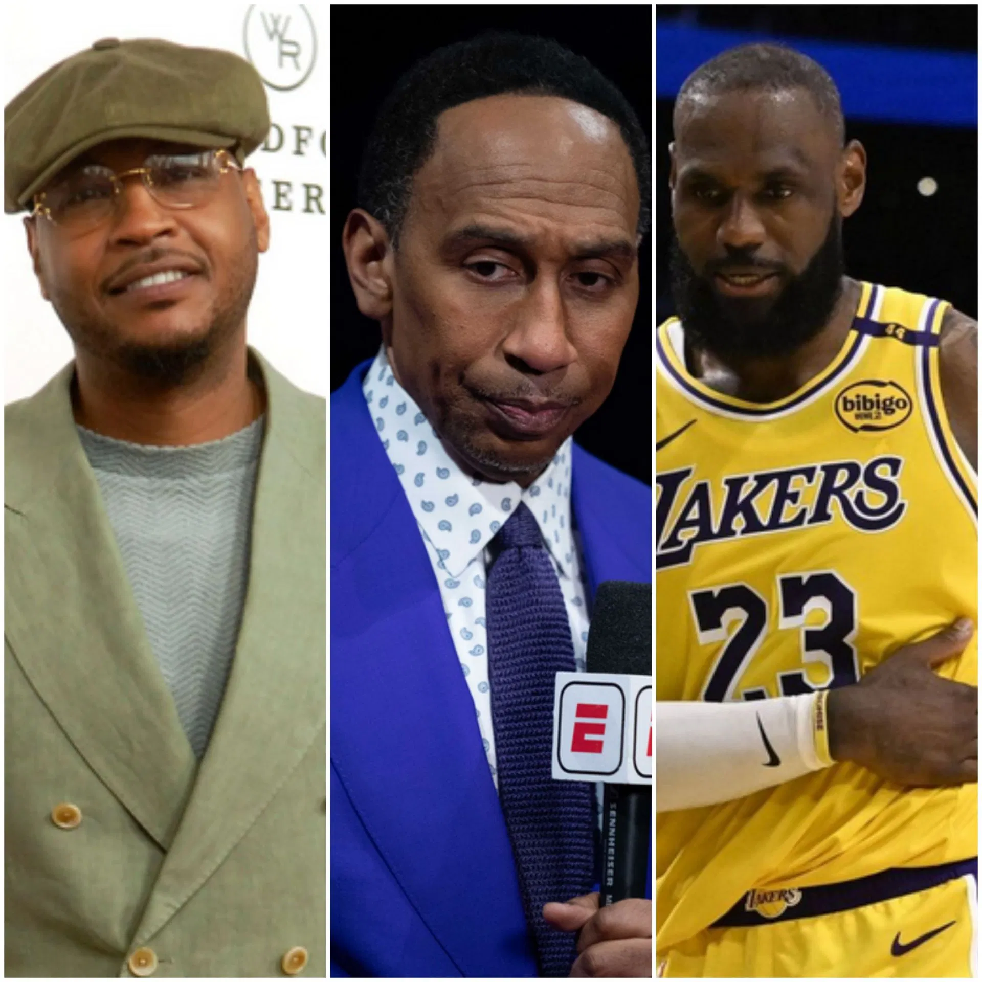 Former NFL player accuses Carmelo Anthony of betraying LeBron James after Stephen A. Smith’s blistering attack