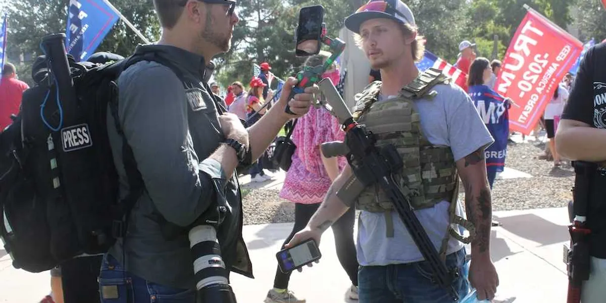 'I want blood in the streets': Editor of conservative site 'explicitly' demands 'violence'