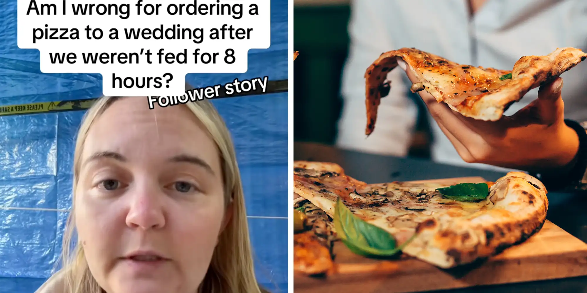 “The bride was furious”: Guest asks if ordering pizza to a wedding was rude