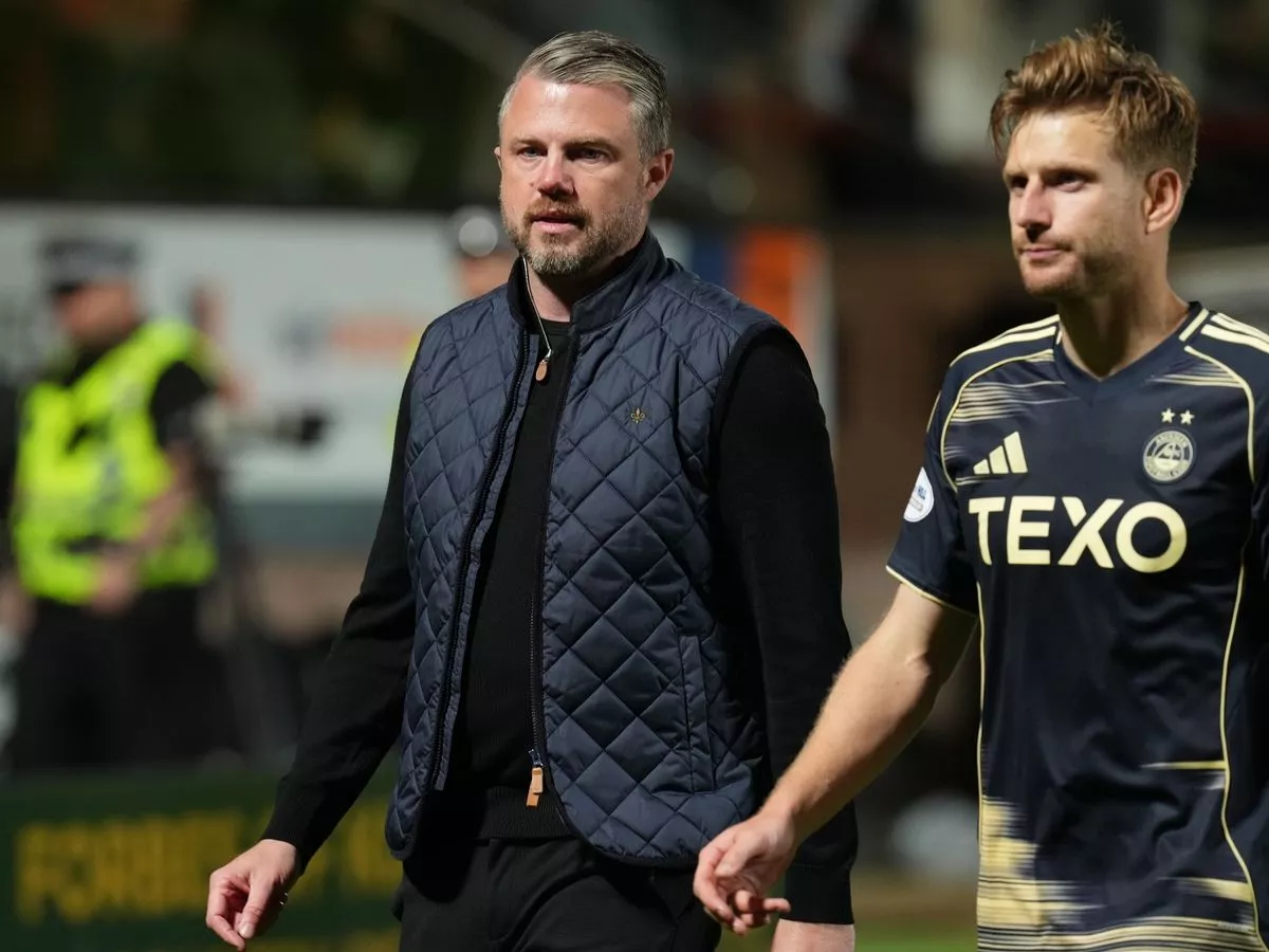 Jimmy Thelin reveals why he had to stand in front of furious Aberdeen support