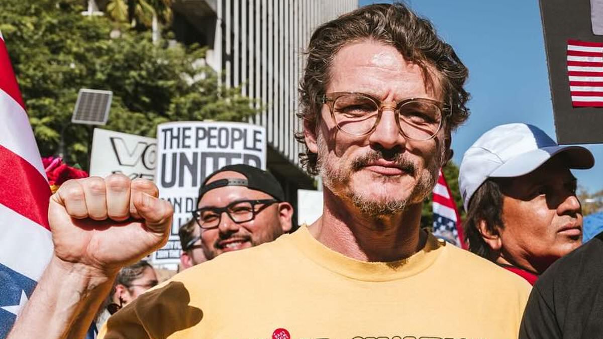 Hollywood star Pedro Pascal sparks backlash with 'performative' appearance at No Kings rally