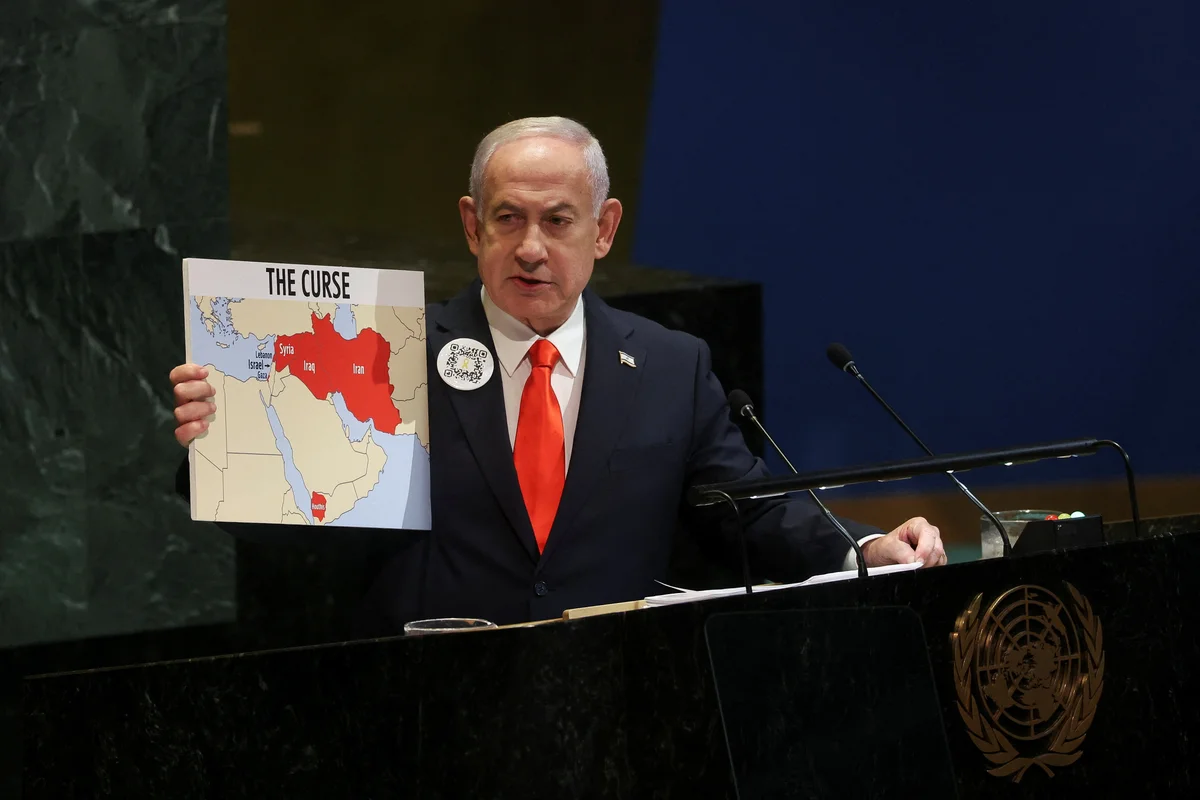 The UN delegates may have left – but Netanyahu was only speaking to one audience anyway