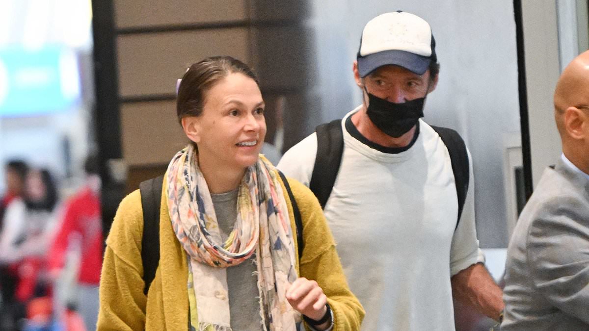 Hugh Jackman seen with Sutton Foster for the FIRST TIME after his shock reconciliation with ex Deborra-Lee Furness