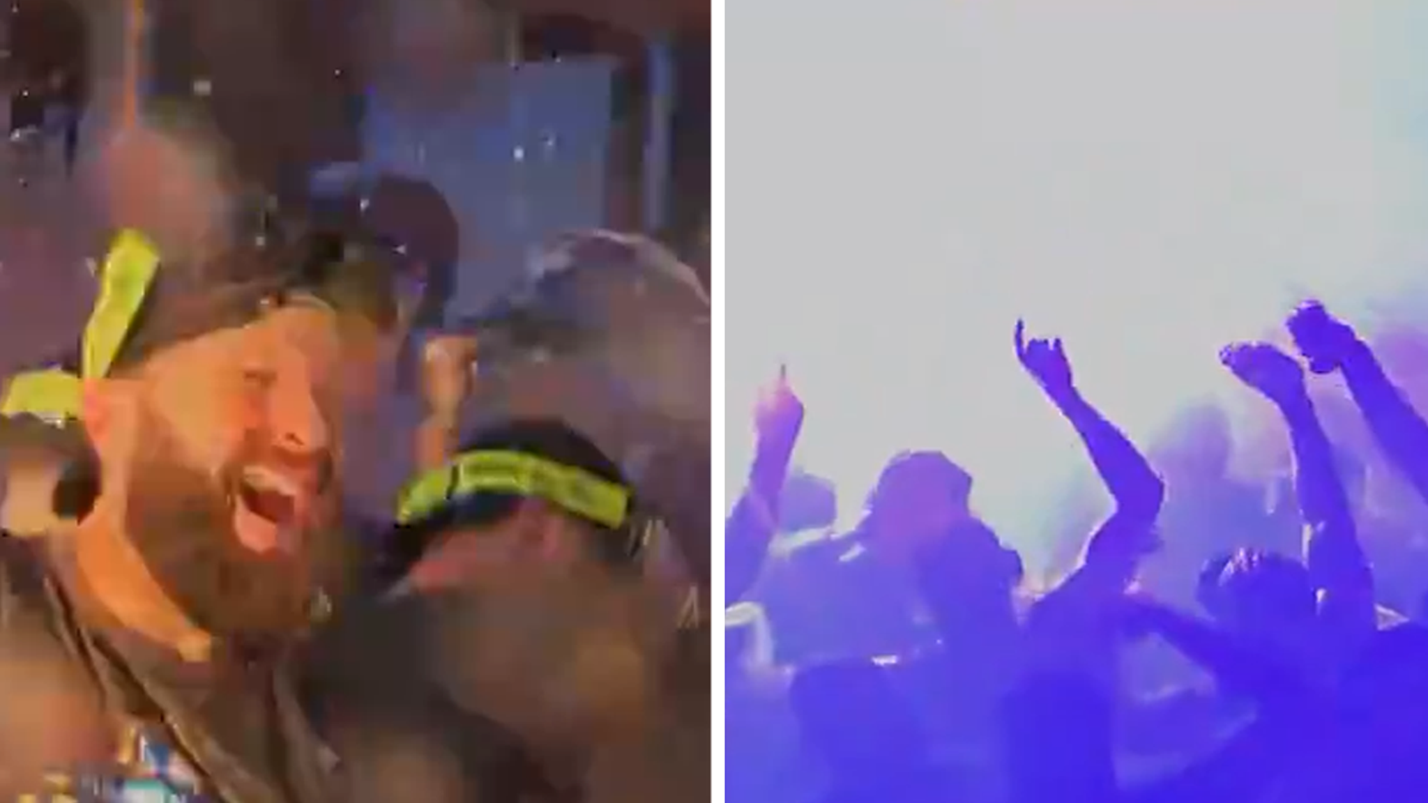 Toronto Blue Jays Turn Locker Room Into Nightclub After Clinching World Series Berth