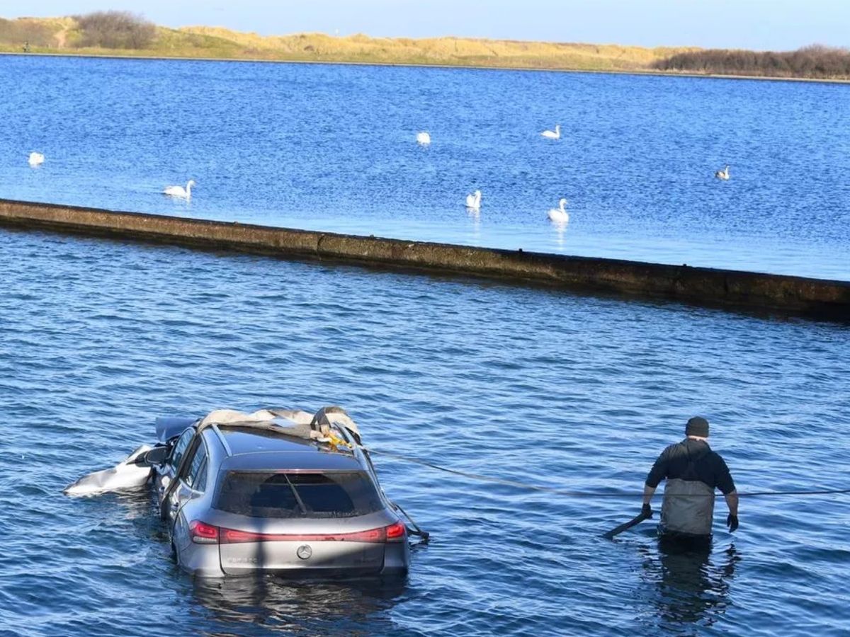 Man claimed his girlfriend's car was stolen - but he'd crashed it into lake