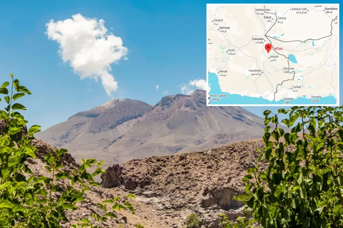 An Iranian volcano is showing signs of activity - more than 700,000 years after its last eruption