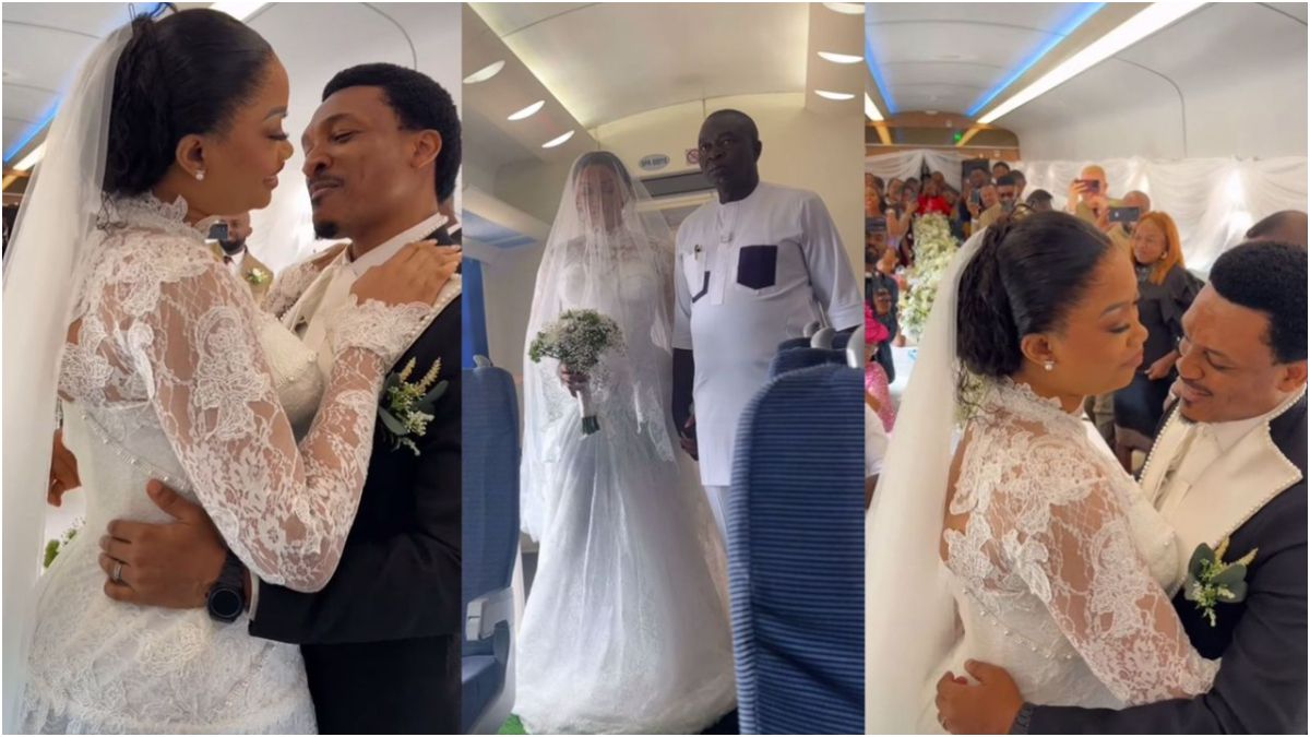 Love in Motion: Couple makes history with Nigeria’s first train wedding