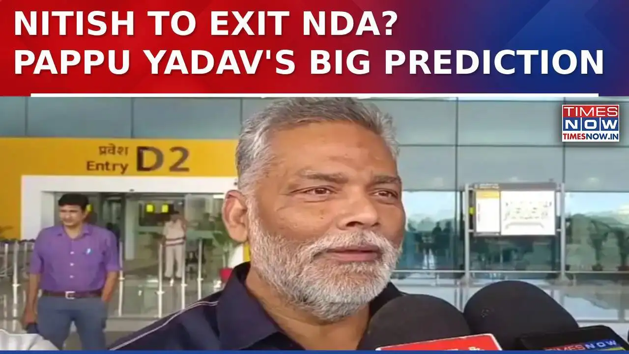 Bihar CM Nitish To Exit NDA After Polls? Pappu Yadav Prediction Sparks Political Storm | Watch