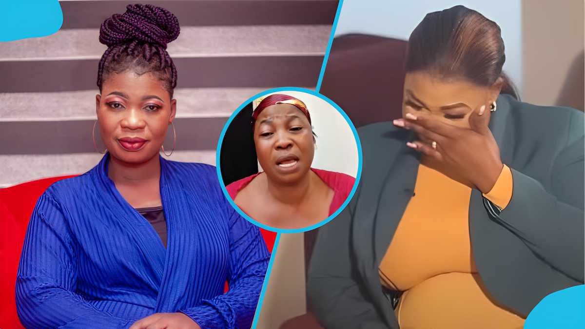 Naana brown weeps uncontrollably as her relative allegedly collapses her skincare business