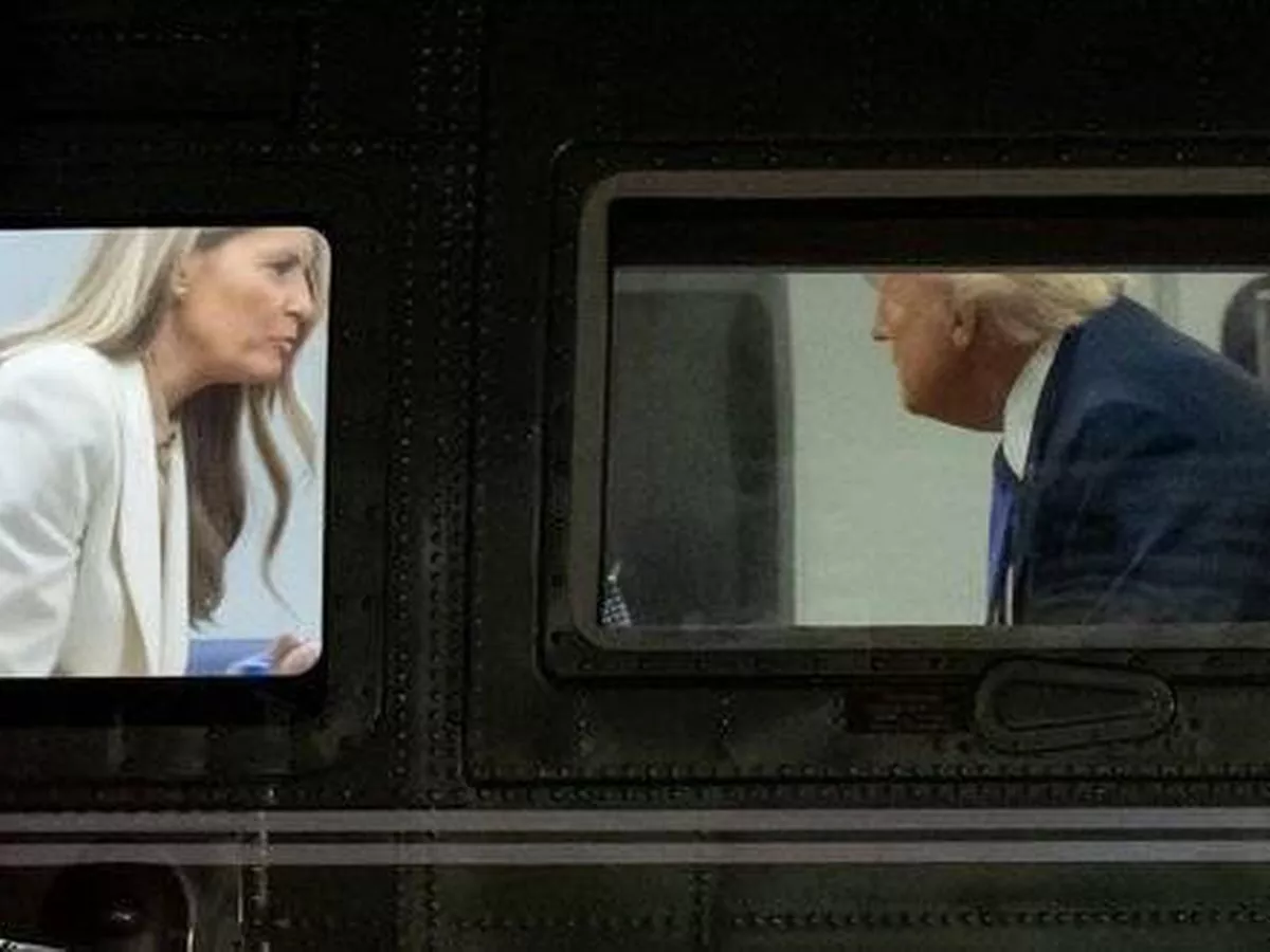 Donald Trump's sharp words to Melania during tense moment decoded by lip reader
