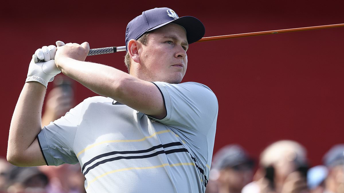 Europe star targeted with x-rated abuse and is told to 'do some cardio' by heckling US fans on first day of Ryder Cup