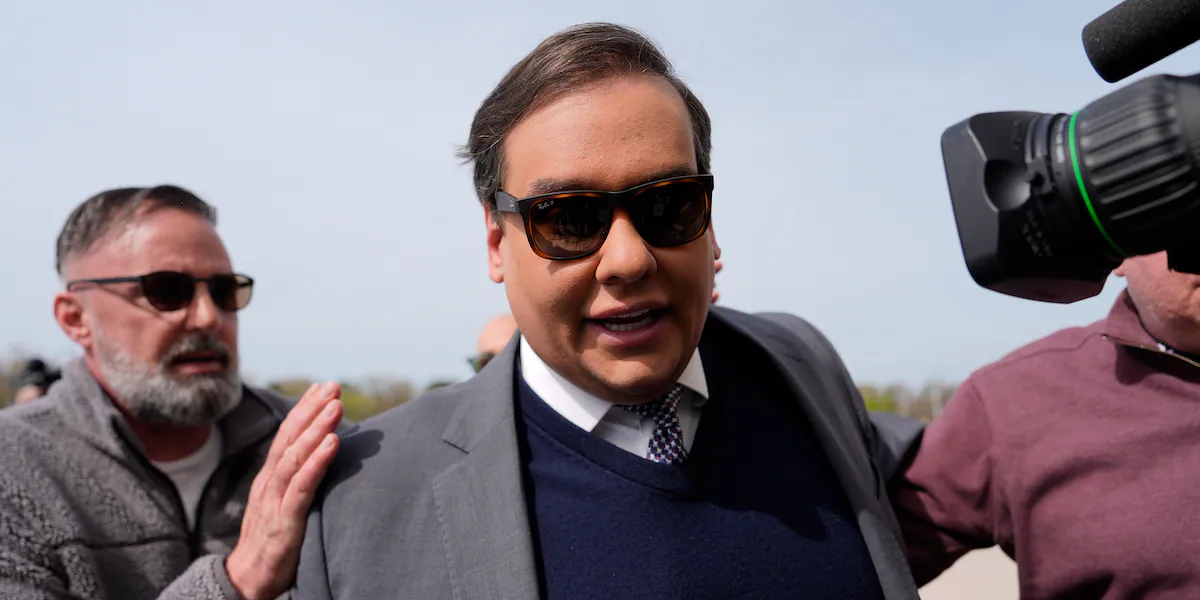George Santos makes first public comments after being released from prison