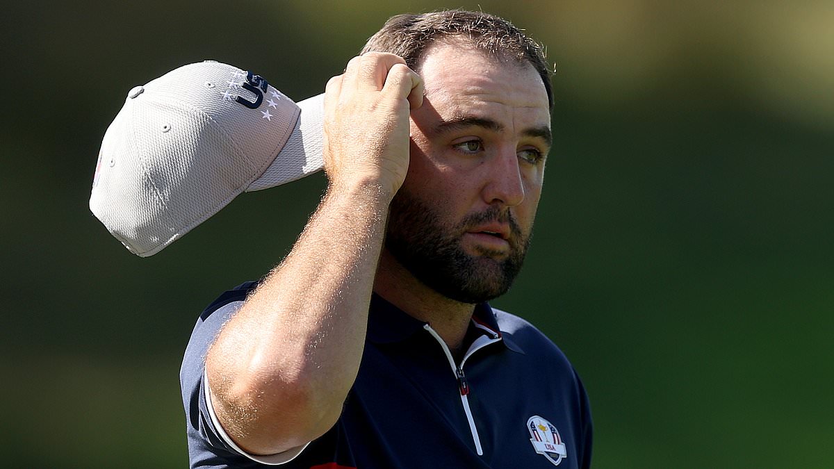 Scottie Scheffler's Ryder Cup woes continue as he matches unwanted Tiger Woods record in front of Donald Trump