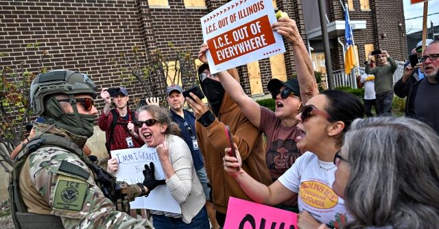 Sanctuary State Illinois: Rioters Chant 'Kill ICE! Shoot ICE!' Outside Detention Center Holding Criminal Illegal Aliens