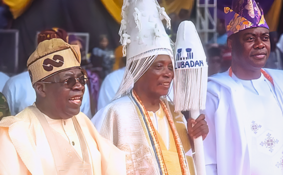 Give us Ibadan state before 2027, Ladoja tells Tinubu at coronation